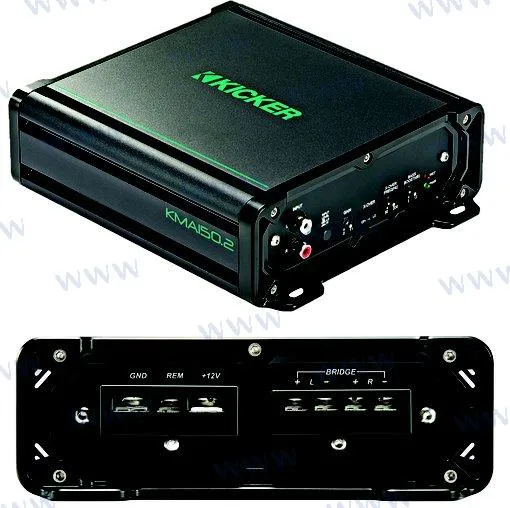 KM MARINE 150W 2 CHANNEL CLASS D FULL-RA