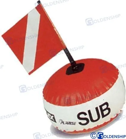 DIVING MARKER BUOY "EXPORT" DIA. 38 CM H