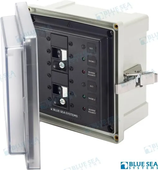 ENCLOSURE SMS PANEL 120VAC ELCI 30A DUAL