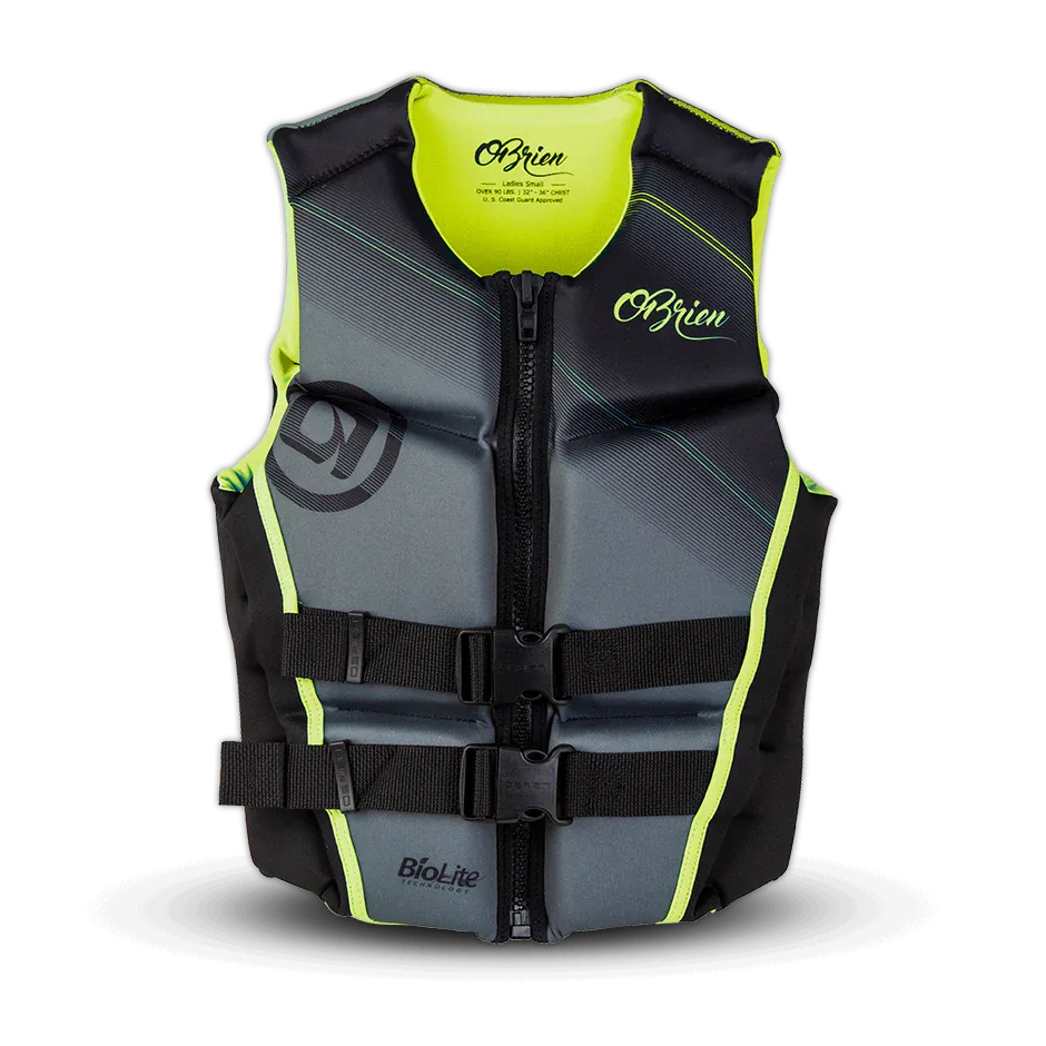 O'Brien Women's Flex V-Back LTD Life Jacket - Yellow