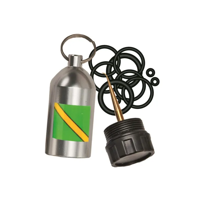 Innovative Scuba Tank O-Ring Dive Kit Keychain with Pick