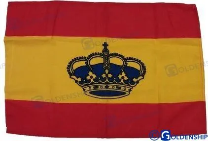 SPAIN FLAG WITH COAT OF ARMS 30*45