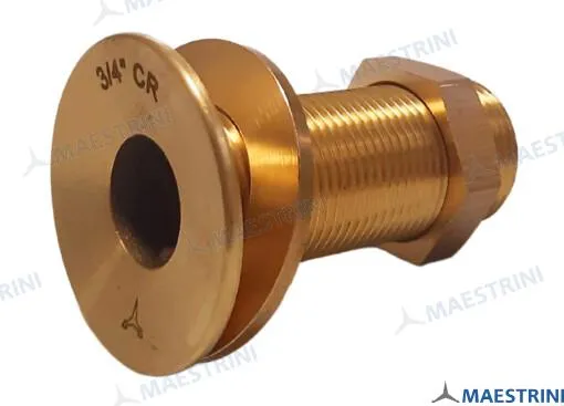 THROUGH HULL 3/4'' BRASS CR 