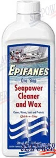 SEAPOWER CLEANER & WAX 500ML.