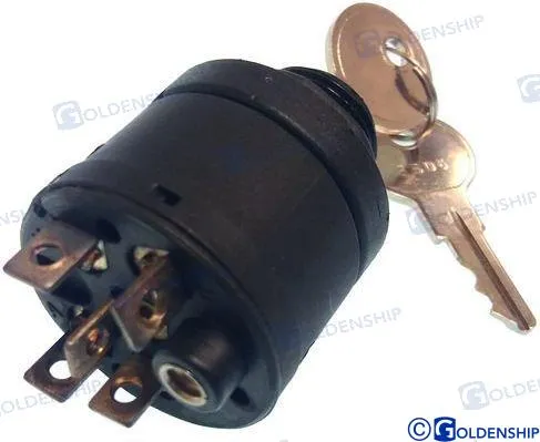 IGNITION STARTER SWITCH PLASTIC 6T-3POS