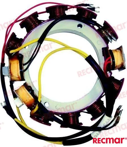 J&E STATOR - 6/8 CYL. (35 AMP)