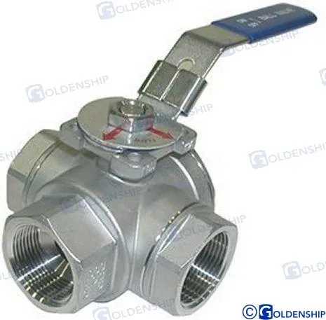 3-WAY BALL VALVE 1"1/4