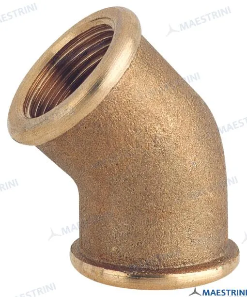 ELBOW 45° F.F.  2'' BRASS CR