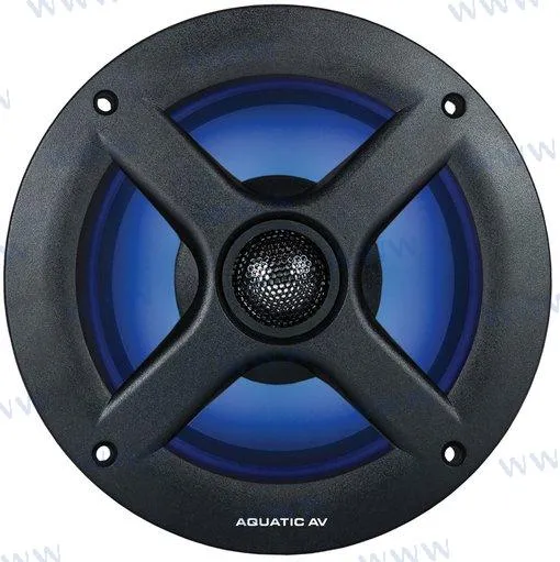 ALTAVOCES AQUATIC PRO SERIE NEGRO LED