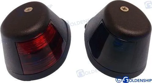 PAIR HORIZONTAL NAV.LIGHTS BLACK-LED