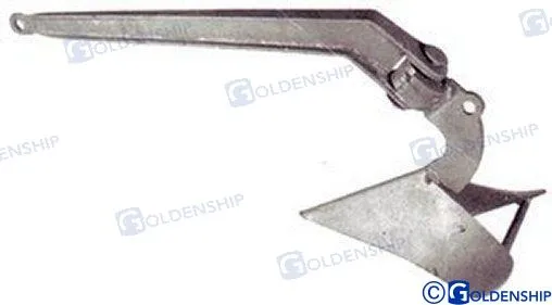 PLOUGH ANCHOR HOT D. GALV. 7 KG