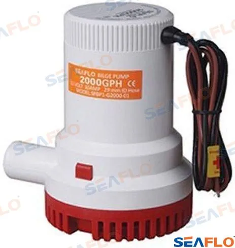 SUMMERGIBLE BILGE PUMP 2000GPH 12V