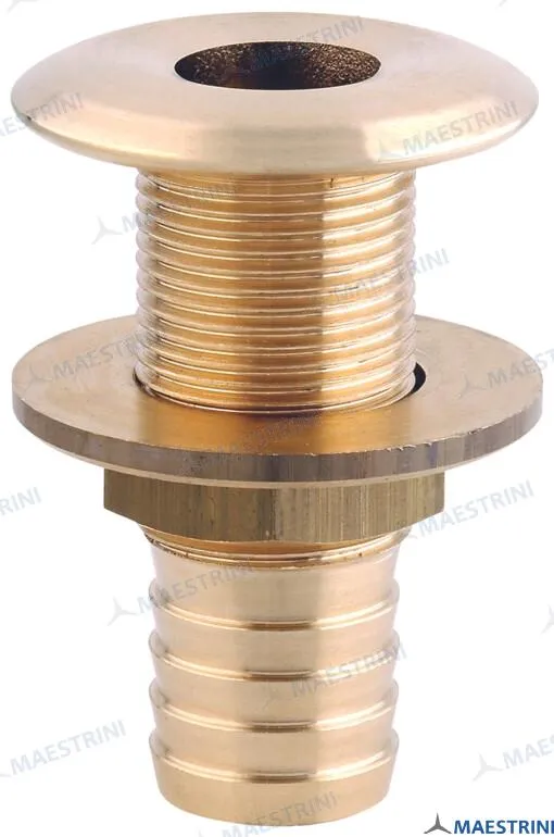 THROUGH HULL 1/2'' BRASS CR 