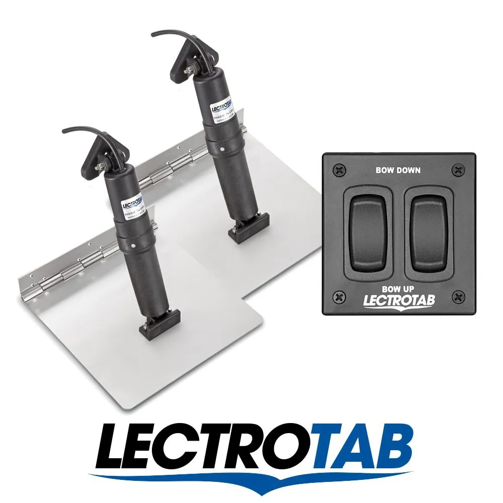 Lectrotab Trim Tab Kit XKAF12X12 Rocker Switch