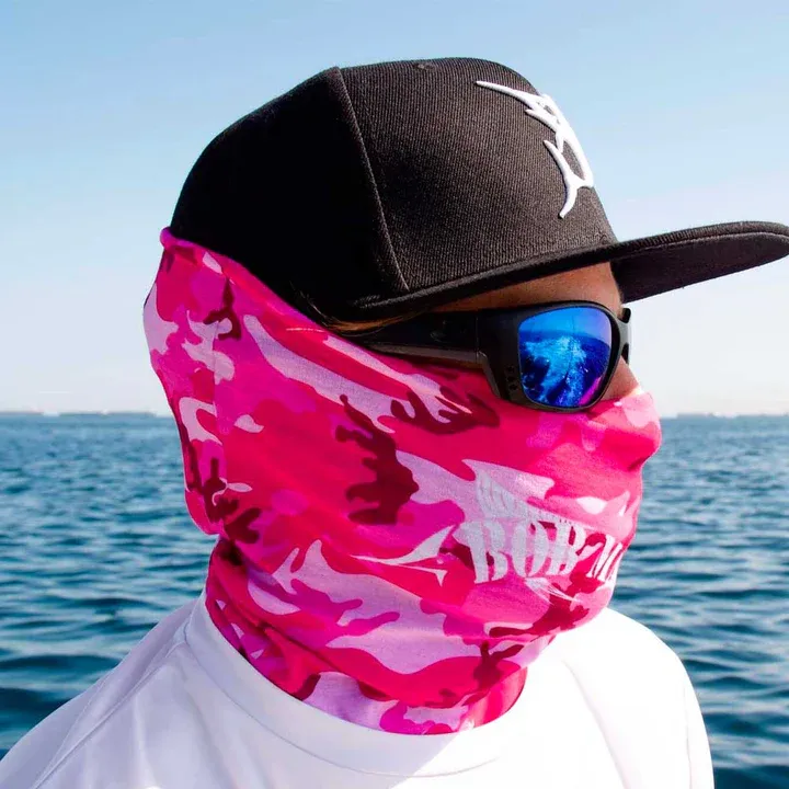 Face Shield Bob Camo Pink