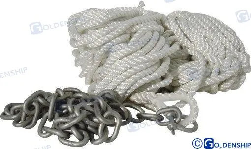 ANCHOR ROPE  O 12X30 W/CHAIN