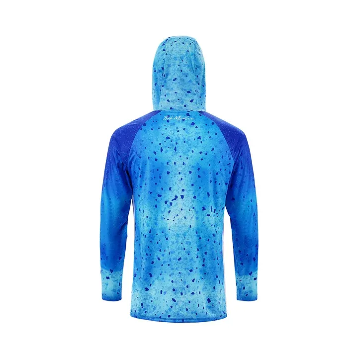 Performance Hoody With Built-in Face Mask Bob Mahi Blue