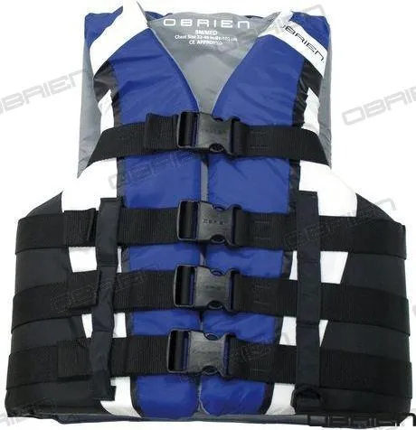 4B ADJ. CE NYLON VEST BLUE - L/XL