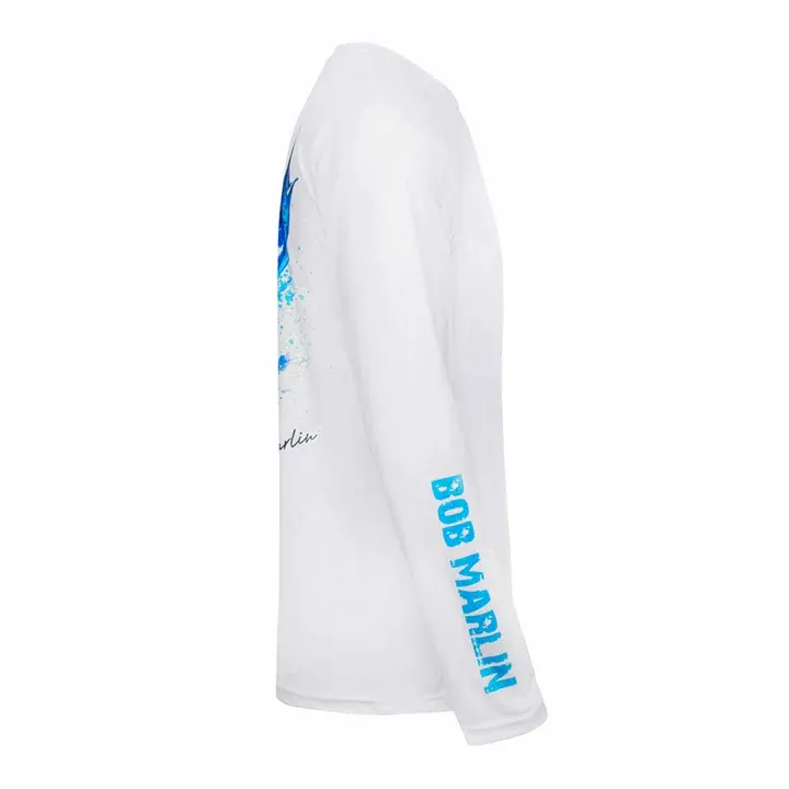 Performance Shirt Ocean Marlin White