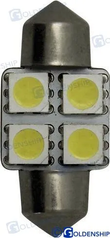 BULB FESTOON 4 LED 1,2W 10/30V