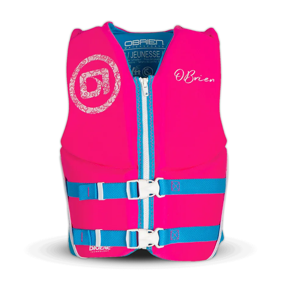 O'Brien Traditional Youth Life Jacket - Pink