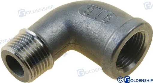 STREET ELBOW BANDED AISI316 3/8"  (2)