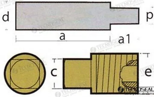 ANODE CATERPILLAR C/TAP