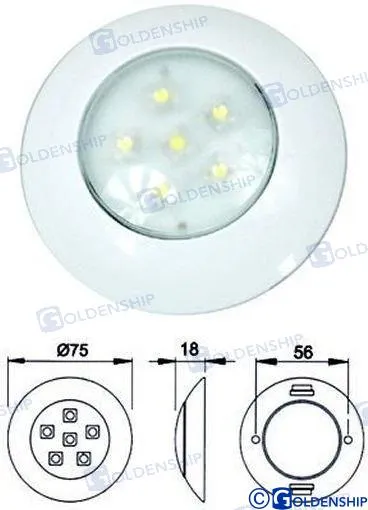 LED VEHICLE LIGHTING 6W 12V&24V WHITE