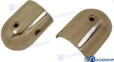 PAIR RUB RAIL END CAP 57 MM (2)