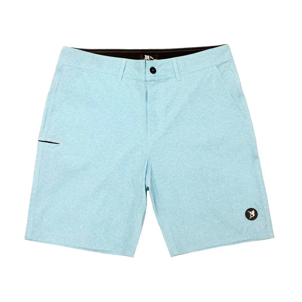 Recycled Fabric Hybrid Shorts Light Blue