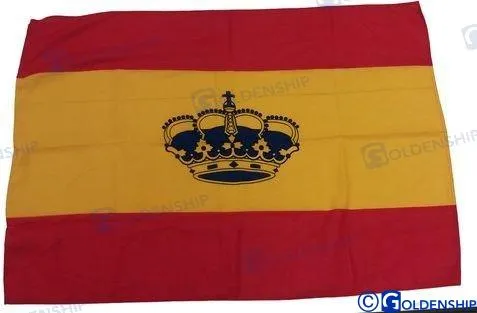 SPAIN FLAG WITH COAT OF ARMS 70*100