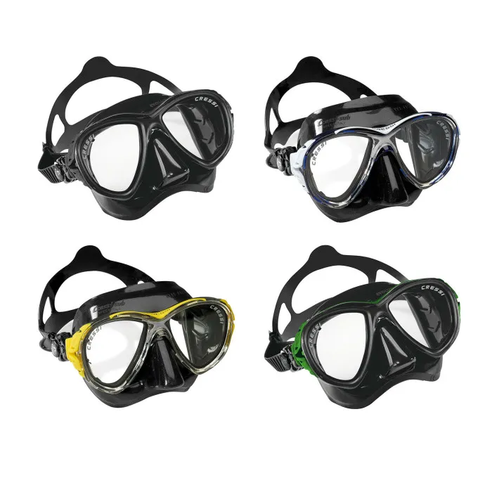 Cressi Eyes Evolution Black Skirt Mask