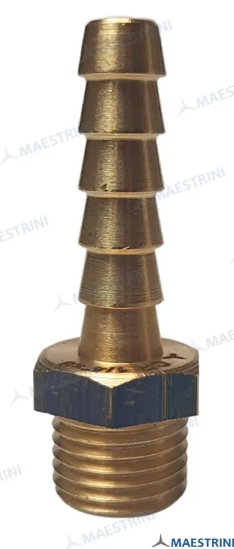 HOSE TAIL 1/4'' X 8 M. BRASS CR