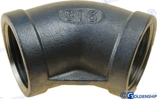 45º ELBOW BANDED  AISI316  3/4