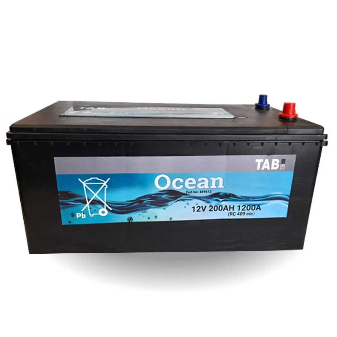 Sea Zone Ocean Battery 12V 200AH 1200A (RC 409 Min)