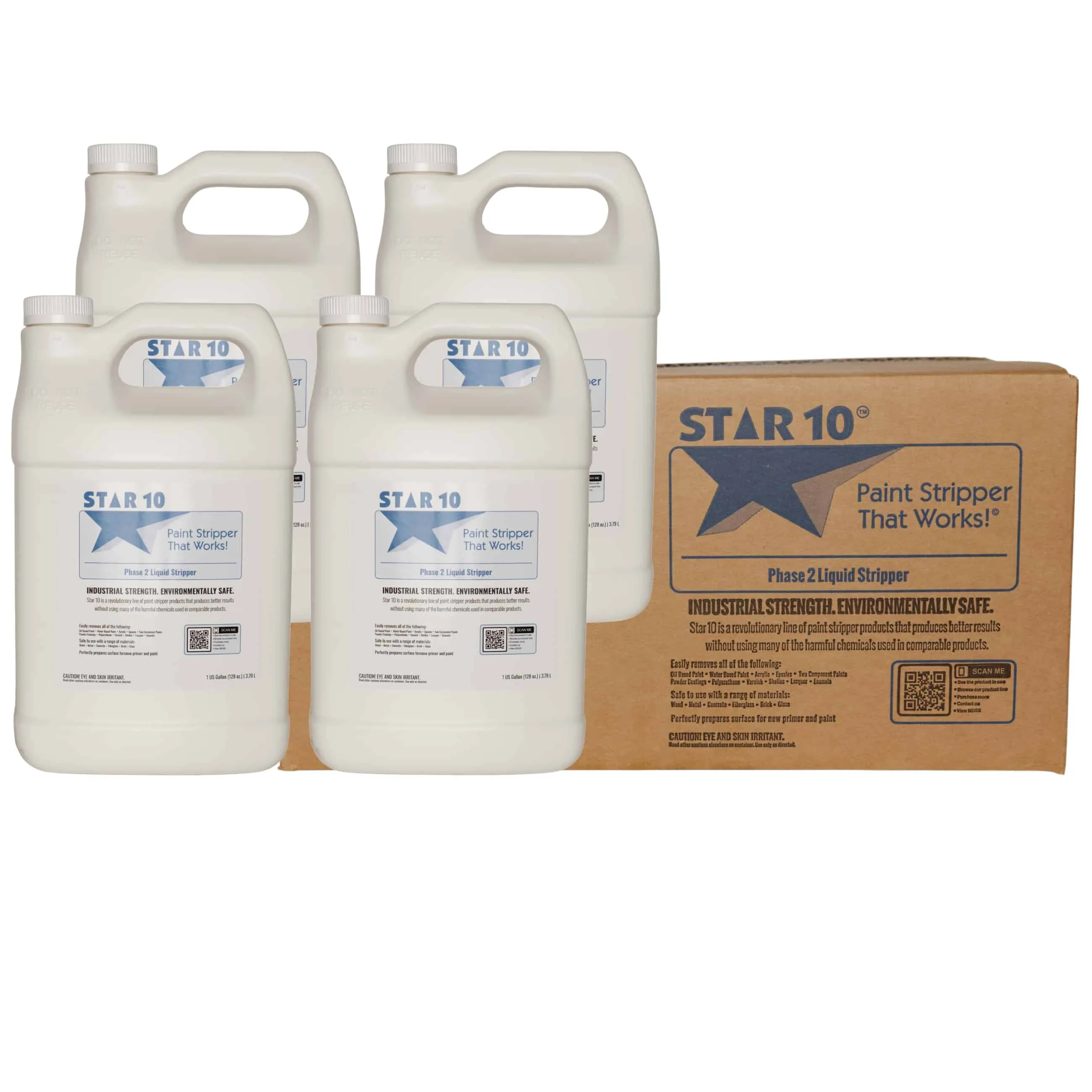 STAR 10 LIQUID PAINT STRIPPER | 4 X 1 GALLON