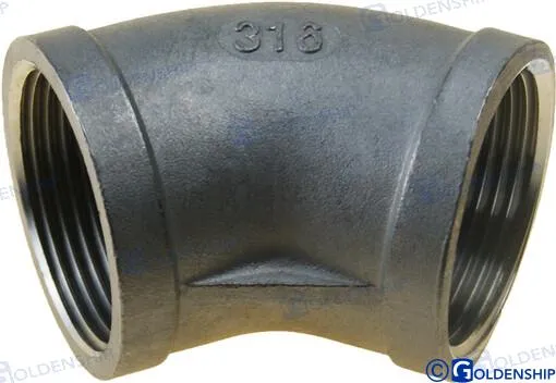 45º ELBOW BANDED  AISI 316  1-1/4