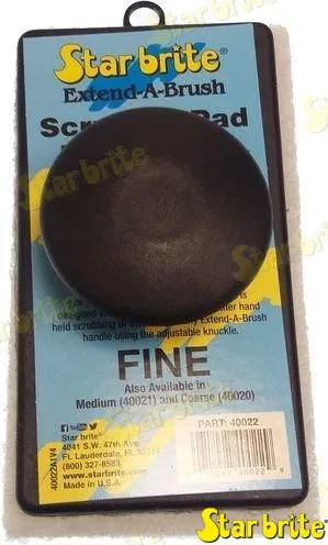 SCRUB PAD FINE WHITE