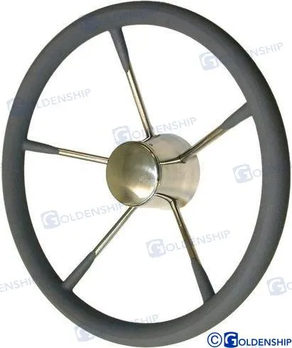 SS. STEERING WHEEL 15" WITH FOAM