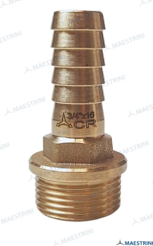 HOSE TAIL 3/4'' X 16 M. BRASS CR