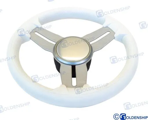 STEERING WHEEL MOD. 015A 350 MM WHITE