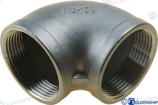 90º ELBOW BANDED  AISI 316   1-1/2