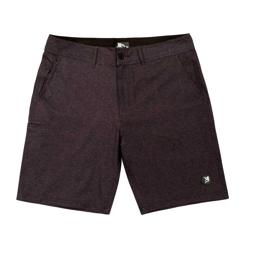 Recycled Fabric Hybrid Shorts Black