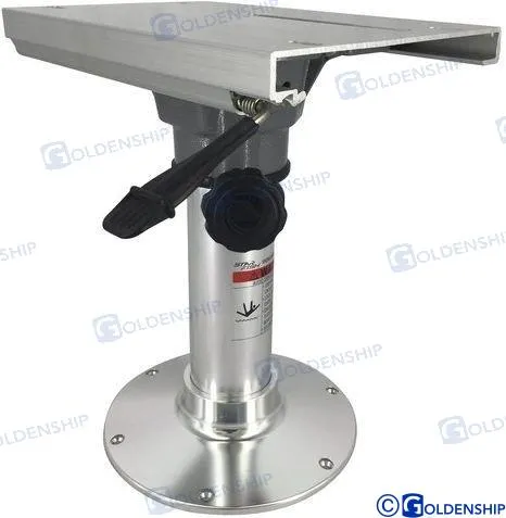 FIXED HEIGHT PEDESTAL W/SWIVEL & SLIDER