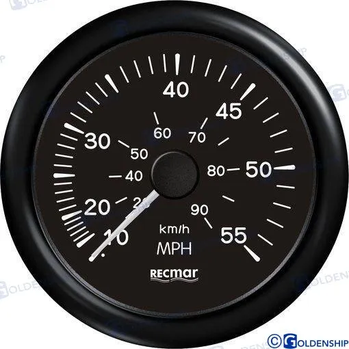 SPEEDOMETER 0/55 MPH BLACK