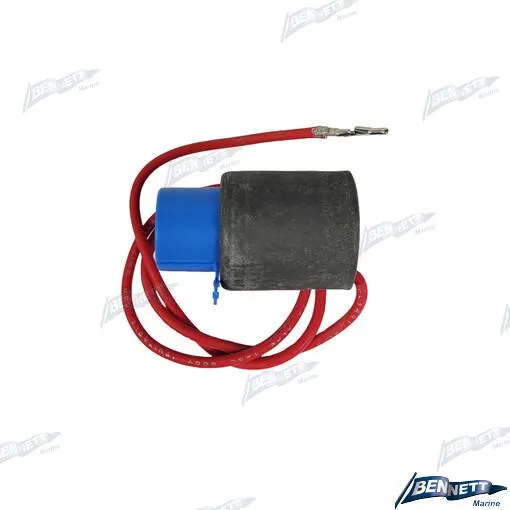 SOLENOID VALVE RED TRIM TAB 12V