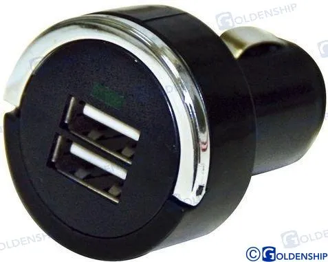 SOCKET 12/24 V 2 USB CHARGER 5V 3.4A