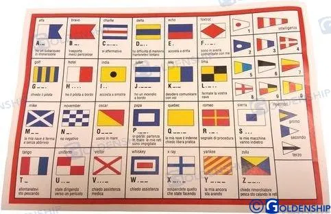 INTERNATIONAL CODE FLAGS STICKERS