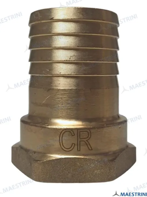 HOSE TAIL 1''1/4 X 38 F. BRASS CR