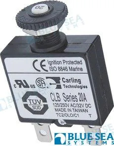 CIRCUIT BREAKER PUSH BUTTON 20A